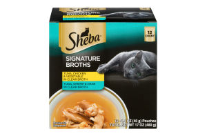 Sheba Signature Broths Cat Complement - 12 CT