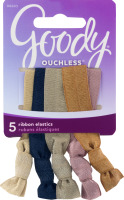 Goody Ouchless Ribbon Elastics - 5 CT