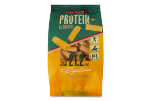 Вироби макаронні фігурні з твердих сортів пшениці Рігатоні Protein+ La' Pasta Per Primi м/у 300г