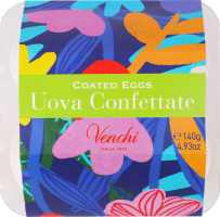 Цукерки-яйця Venchi з темного шоколаду у проз упак