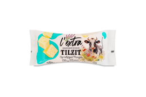 Сир твердий Тільзіт (Tilzit) 50% L`extra, ФП шт. 0,15 кг