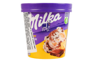 Мороженое со сливочным печеньем шоколадным муссом и кусочками молочного шоколада Butter cookie Milka ст 303г