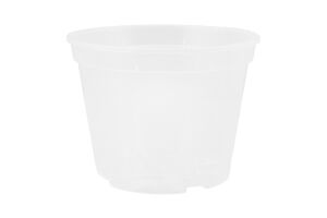 Горщик д/орхідей дренажний прозорий 13*9,7см 114076 Алеана