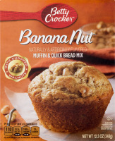 Betty Crocker Muffin & Quick Bread Mix Banana Nut