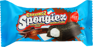 Бісквіт Cravingz Spongiez з какао та молочною начинкою 40г Jouy&Co