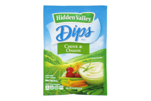 Hidden Valley Dips Mix, Chive & Onion, 0.9 Ounce