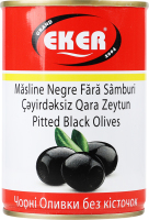 Оливки Eker 280мл чорні без кісточок з/б И682 (Туреччина)