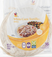 Ahold White Corn Tortillas Small - 16 CT