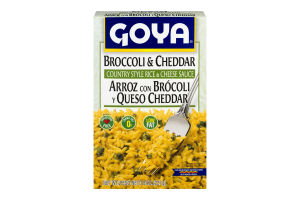 Goya Country Style Rice & Cheese Sauce Broccoli & Cheddar