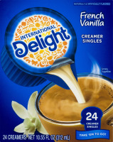 International Delight French Vanilla Creamer Singles - 24 CT