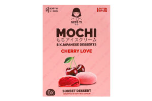Мороженое сорбет вишневый в рисовом тесте Мочи Miss Ti к/у 6х35г