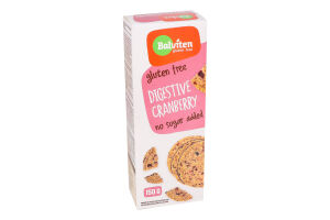 Печиво без глютену з журавлиною Cranberry Digestive Balviten к/у 150г
