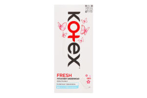 Прокладки ежедневные женские гигиенические Deo Normal Kotex 20шт