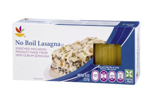 Ahold No Boil Lasagna Macaroni
