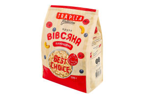 Крупа овсяная быстрого приготовления плющенная Bellissimo Trapeza м/у 500г