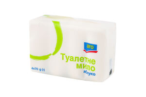 Мило туалетне тверде марки К Яблуко Aro 4x70г