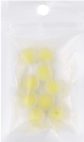 Намистини мат ореол 12мм M14 жовтий Ball-3GA002-D1