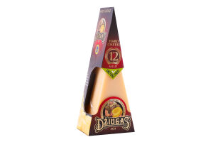 Сир 40% твердий 12міс витримки Mild Dziugas к/у 180г
