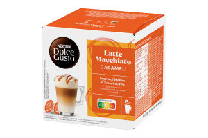 Напиток кофейный Карамель Латте макьято Dolce Gusto Nescafe к/у 145.6г