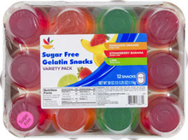 Ahold Gelatin Snacks Sugar Free Variety Pack - 12 CT