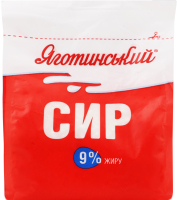 Сир кисломолочний 9% Яготинський м/у 350г