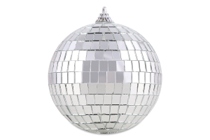 Прикраса ялинкова Куля Диско пінопласт 10см