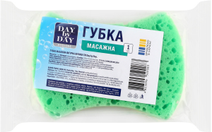 Губка массажная фигурная большая Day by Day 1шт