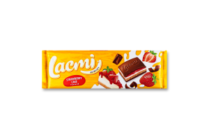Шоколад молочний Strawberry cake Lacmi Roshen м/у 300г