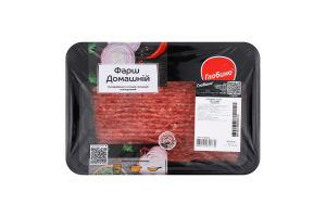 Фарш из свинины и говядины Домашний Глобино лоток 500г