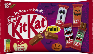 Вафлі у молочному шоколаді Mini Halloween break Kit Kat м/у 18х16.7г
