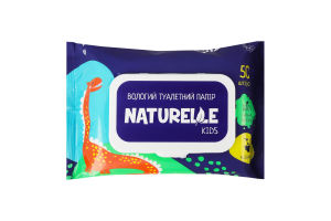 Бумага туалетная влажная Kids Naturelle 50шт