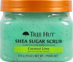 Скраб для тела сахарный Кокосовый лайм Tree Hut 510г