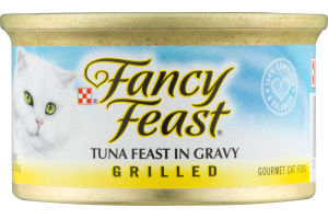 Fancy Feast Tuna Feast in Gravy Grilled Gourmet Cat Food