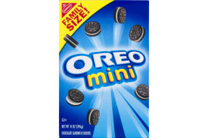 Oreo Mini Chocolate Sandwich Cookies Family Size