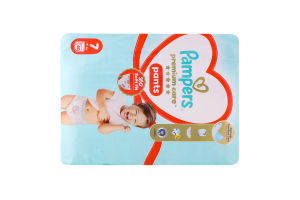 Трусики-підгузники для дітей 15+кг 7 Pants Premium care Pampers 40шт