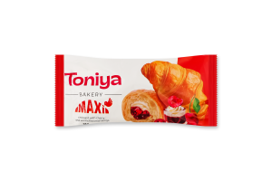 Круассан с наполнителями со вкусом вишни и ванили Maxi Toniya м/у 110г