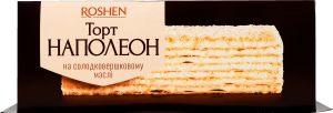 Торт на сладкосливочном масле Наполеон Roshen к/у 1кг