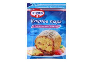 Пудра цукрова з ванільним смаком Dr.Oetker м/у 80г