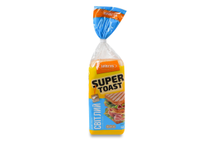 Хліб нарізний світлий Тост Super toast Київхліб м/у 350г