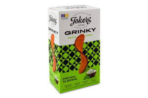 Гренки ржано-пшеничные Сметана и зелень Extra Slice Jokers к/у 90г