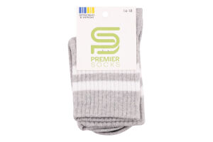 Шкарпетки Premier socks Економ вис мал сірі р16-18