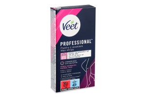 Полоски для депиляции восковые для нормальной кожи Professional Veet 12шт