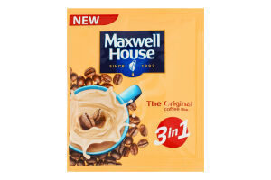 Напиток кофейный растворимый 3в1 Original Maxwell House м/у 18г