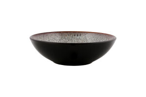Тарілка супова Bolzano 630мл чорно-коричнева кераміка 18см Ardesтo