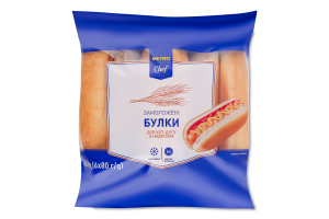 Булки для хот-дога заморожені з надрізом METRO Chef м/у 6х80г