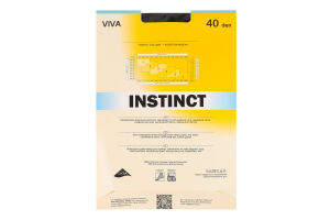 Колготки жіночі Instinct Viva 40den 3 nero