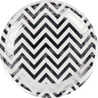 Н-р Тарелки Зигзаг бумажные 23см 6шт