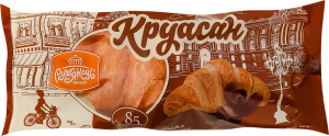 Круассан с шоколадным наполнителем Чоколина Рум'янець м/у 85г