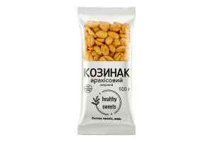 Козинак медовый Арахисовый Healthy Sweets м/у 100г