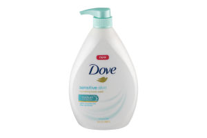 Dove Body Wash Pump Sensitive Skin 34 oz